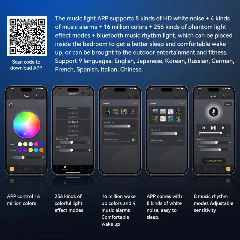 Conch Smart RGB Atmosphere Light Bluetooth Speaker - Bellarte Enchanté Conch Smart RGB Atmosphere Light Bluetooth Speaker